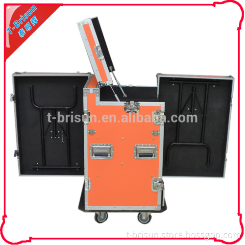 Multifunction flight case with draw , table rack case, Dj rack case